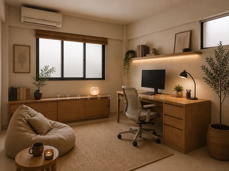 646 Yishun Street 61, 646 Yishun Street 61, Sembawang / Yishun, 3 Bedrooms, 1,119 sqft, HDB Flat For Sale, by Teressa Ong, 500144145 - Common room / Study (Bedroom 3) - PropertyGuru.com.sg