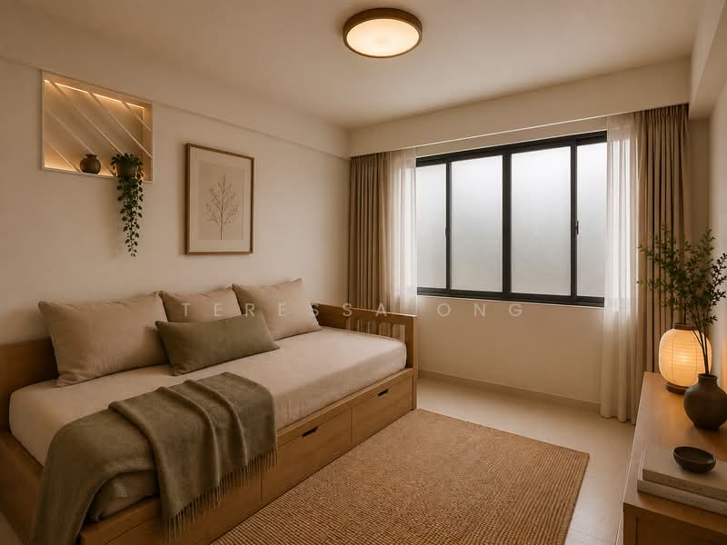 646 Yishun Street 61, 646 Yishun Street 61, Sembawang / Yishun, 3 Bedrooms, 1,119 sqft, HDB Flat For Sale, by Teressa Ong, 500144145 - Common room/ Guest room (Bedroom 2) - PropertyGuru.com.sg