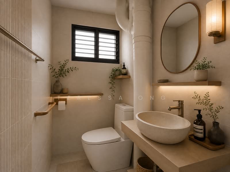 646 Yishun Street 61, 646 Yishun Street 61, Sembawang / Yishun, 3 Bedrooms, 1,119 sqft, HDB Flat For Sale, by Teressa Ong, 500144145 - Kitchen/Common Bathroom - PropertyGuru.com.sg