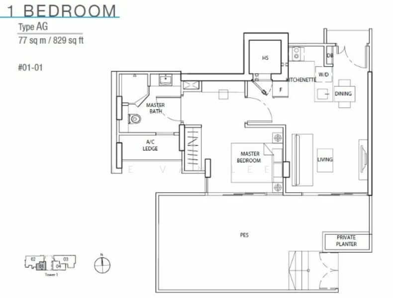The Line@Tanjong Rhu, 6 Tanjong Rhu Road, 3 Bedrooms, 1,184 sqft, Condominium For Sale, by Le Van Lee, 500144289 - PropertyGuru.com.sg