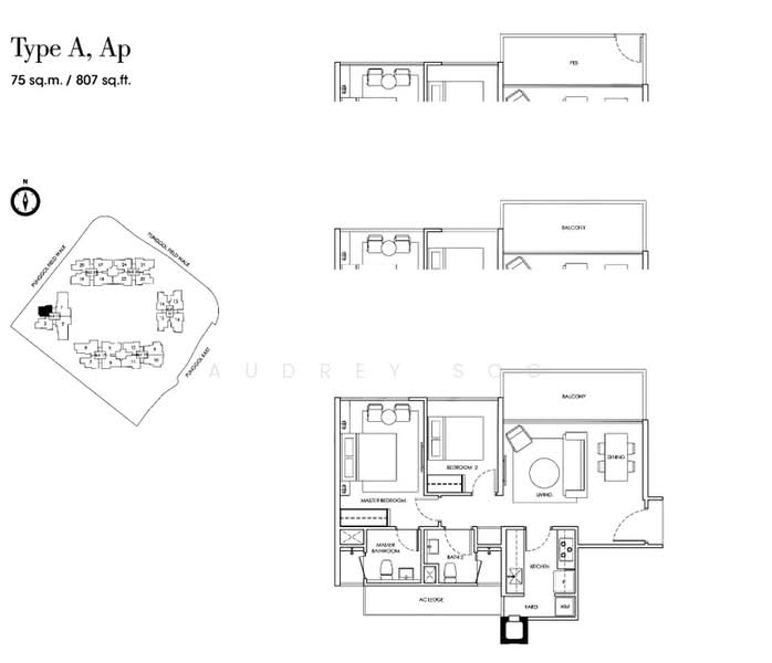 Waterwoods, Punggol Field Walk, 2 Bedrooms, 807 sqft, Executive Condominium For Sale, by Audrey Soo, 500144326 - PropertyGuru.com.sg
