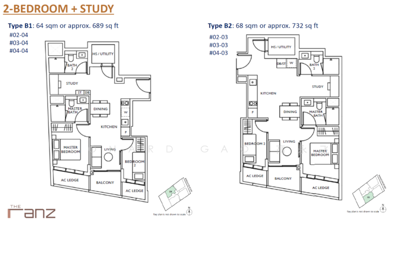 The Ranz, 109 Rangoon Road, 2 Bedrooms, 689 sqft, Apartment For Sale, by Leonard Gao 高永飞, 500144409 - PropertyGuru.com.sg
