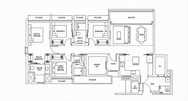 Pinetree Hill, 30 Pine Grove, 4 Bedrooms, 1,464 sqft, Condominium For Sale, by Linda Yang, 500144449 - PropertyGuru.com.sg