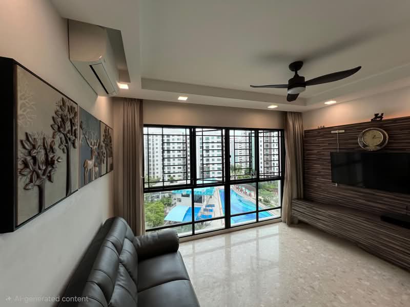 Woodsvale, 9 Woodlands Drive 72, 4 Bedrooms, 1,227 sqft, Condominium For Sale, by Jay Tan, 500144515 - Living Room - PropertyGuru.com.sg