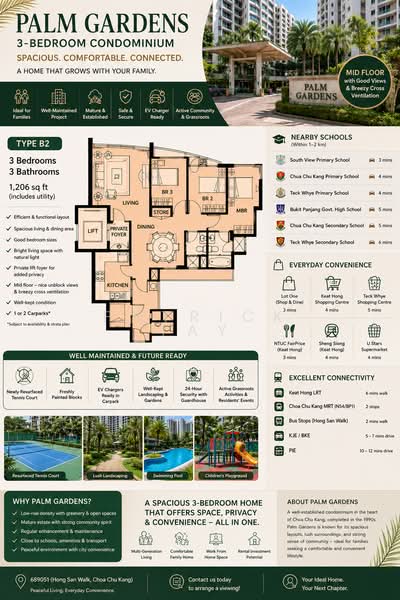 Palm Gardens, 2A Hong San Walk, 3 Bedrooms, 1,206 sqft, Condominium For Sale, by Patrick Tay, 500144583 - Living Room - PropertyGuru.com.sg
