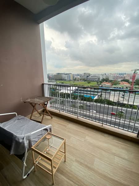 Sims Urban Oasis, 12 Sims Drive, 1 Bedroom, 481 sqft, Condominium For Sale, by Lin Ming Yao 林明尧, 500144600 - Balcony - PropertyGuru.com.sg