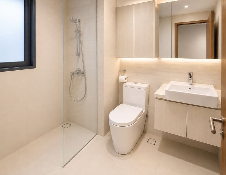 Forte Suites, 88 Mergui Road, 2 Bedrooms, 603 sqft, Condominium For Sale, by Tony Lu, 500144648 - Bathroom - PropertyGuru.com.sg