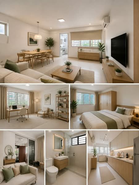624 Hougang Avenue 8, 624 Hougang Avenue 8, 3 Bedrooms, 1,313 sqft, HDB Flat For Sale, by Thomas Siah, 500144670 - artist impression - PropertyGuru.com.sg