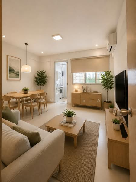 624 Hougang Avenue 8, 624 Hougang Avenue 8, 3 Bedrooms, 1,313 sqft, HDB Flat For Sale, by Thomas Siah, 500144670 - Room - artist impression - PropertyGuru.com.sg