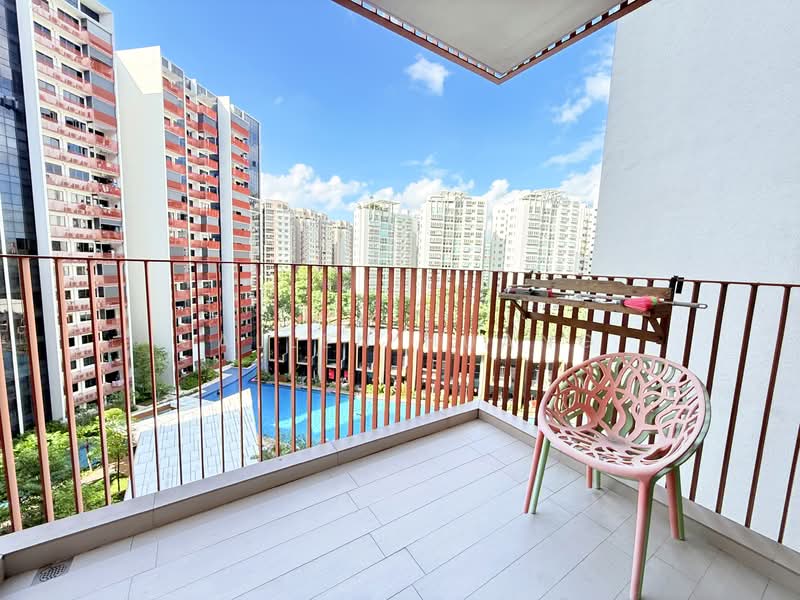 Riverfront Residences, 53 Hougang Avenue 7, 2 Bedrooms, 614 sqft, Condominium For Sale, by Jallen Huang, 500144677 - Balcony - PropertyGuru.com.sg