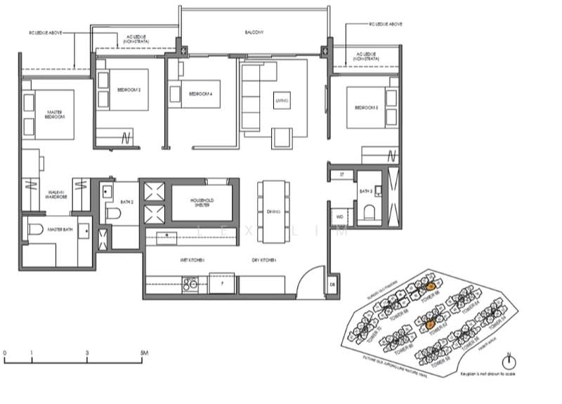 Faber Residence, 62 Faber Walk, 4 Bedrooms, 1,206 sqft, Condominium For Sale, by Lex Lim, 500144712 - PropertyGuru.com.sg