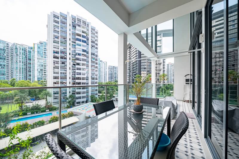 Nyon, 12 Amber Road, 3 Bedrooms, 1,582 sqft, Condominium For Sale, by Seng Huat Kee 纪成发, 500144758 - Balcony - PropertyGuru.com.sg