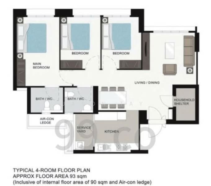 70C Telok Blangah Heights, 70C Telok Blangah Heights, 3 Bedrooms, 93 sqft, HDB Flat For Sale, by Jason Tay, 500144769 - PropertyGuru.com.sg