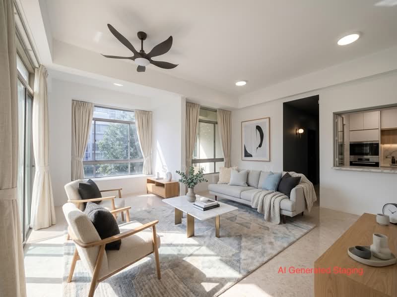 Venezio, 488 Upper East Coast Road, 3 Bedrooms, 1,195 sqft, Apartment For Rent, by Linson Lim, 500144790 - Living Room - PropertyGuru.com.sg