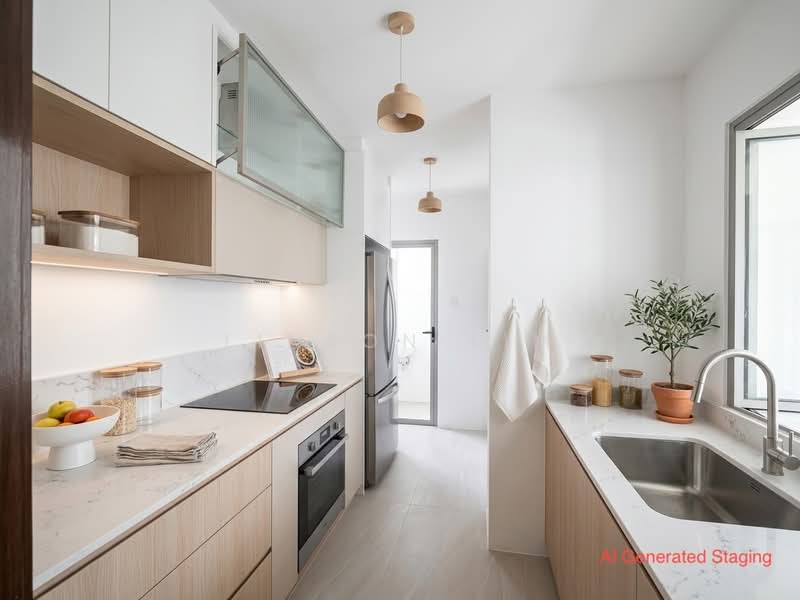 Venezio, 488 Upper East Coast Road, 3 Bedrooms, 1,195 sqft, Apartment For Rent, by Linson Lim, 500144790 - Kitchen - PropertyGuru.com.sg