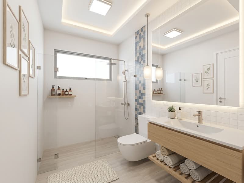 Venezio, 488 Upper East Coast Road, 3 Bedrooms, 1,195 sqft, Apartment For Rent, by Linson Lim, 500144790 - Bathroom - PropertyGuru.com.sg