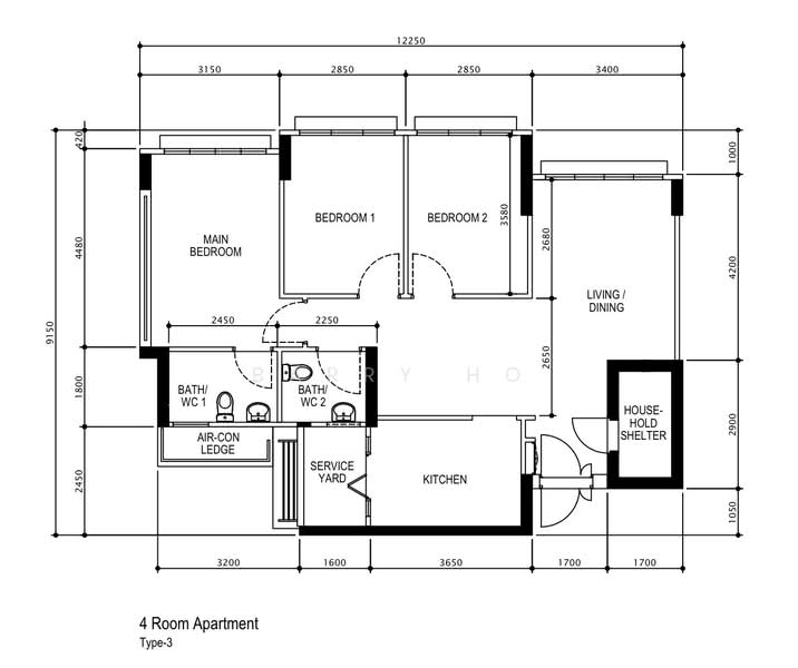 18C MacPherson Residency, 18C Circuit Road, 3 Bedrooms, 1,001 sqft, HDB Flat For Sale, by Barry Ho, 500144880 - PropertyGuru.com.sg
