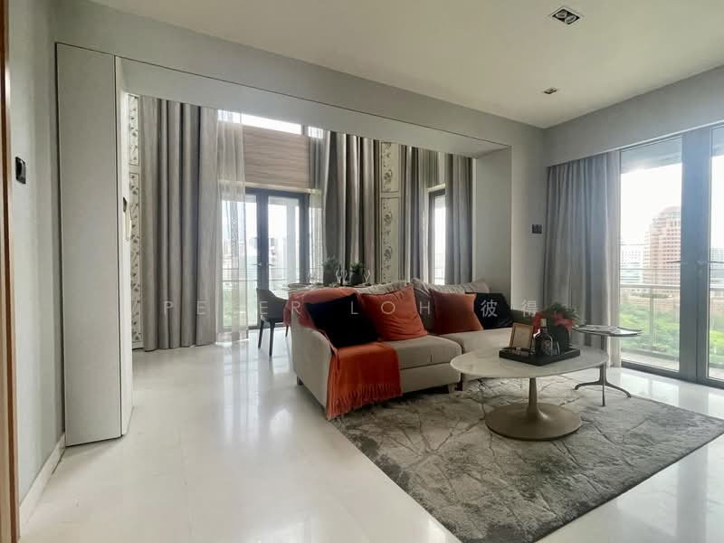 The Lumos, 9 Leonie Hill, 3 Bedrooms, 2,496 sqft, Apartment For Sale, by Peter Loh 彼得, 500144953 - Living Room - PropertyGuru.com.sg