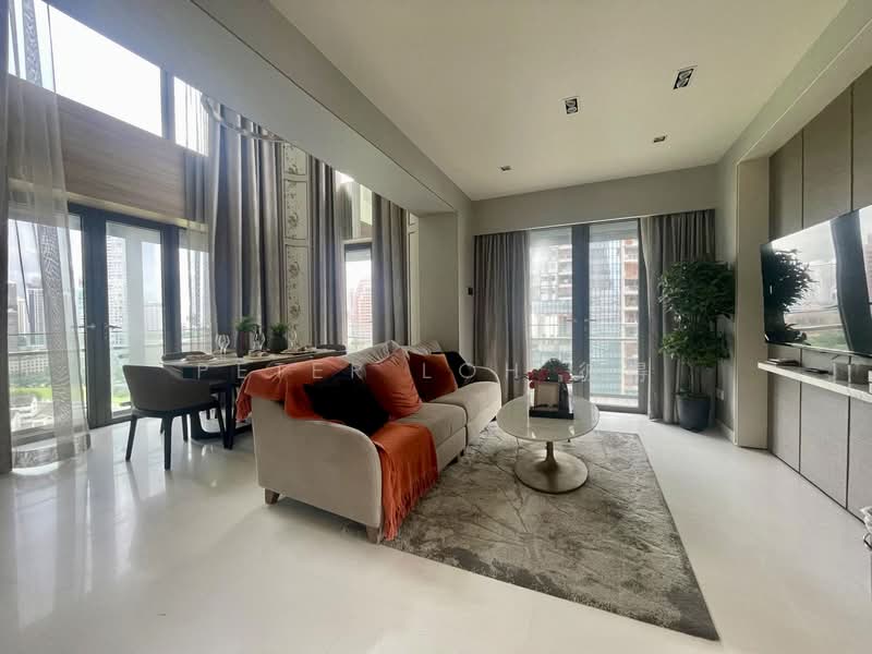 The Lumos, 9 Leonie Hill, 3 Bedrooms, 2,496 sqft, Apartment For Sale, by Peter Loh 彼得, 500144953 - Living Room - PropertyGuru.com.sg