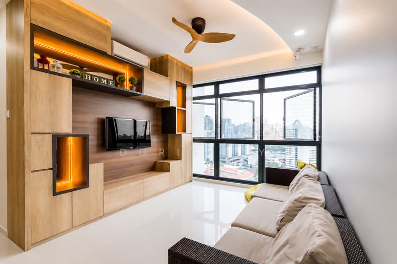 City Square Residences, 14 Kitchener Link, 3 Bedrooms, 1,216 sqft, Condominium For Sale, by Doris Tey, 500144957 - Living Room - PropertyGuru.com.sg