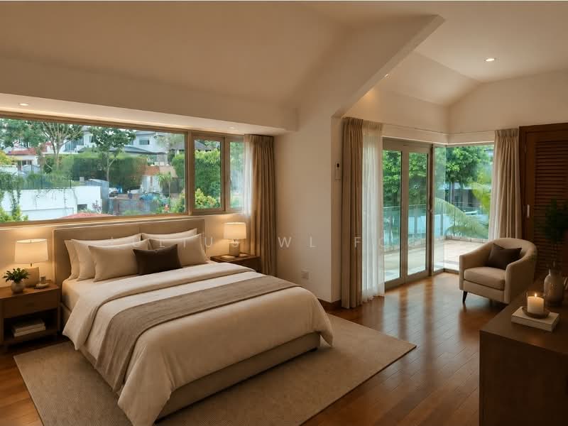 🌟 FINEST SEMI-DETACHED BUKIT TIMAH, BUKIT TIMAH HOLLAND, 5 Bedrooms, 4,400 sqft, Semi-Detached House For Rent, by Julius WL Fock, 500145005 - Bedroom - PropertyGuru.com.sg
