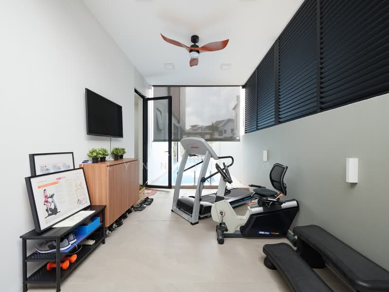 ❤️GIANT⚡️Rare Opportunity Renovated 4 Lvls Semi-D w Pool, Attic & Lift at Kembangan, Jalan Grisek/ Waringin Park/ Kembangan, 7 Bedrooms, 5,678 sqft, Semi-Detached House For Sale, by Lynn Tiang, 500145021 - Gym - PropertyGuru.com.sg