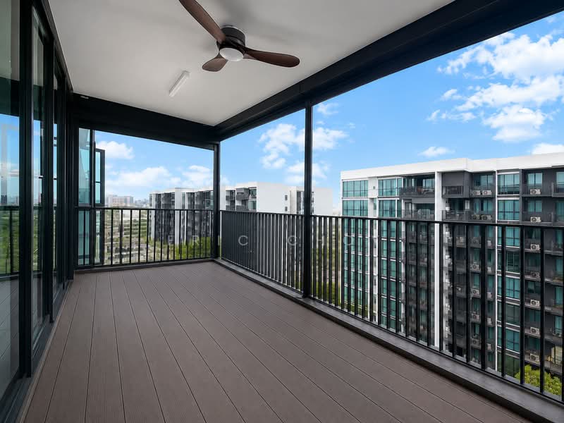 Treasure at Tampines, 57 Tampines Lane, 4 Bedrooms, 1,324 sqft, Condominium For Rent, by Eric Choy, 500145060 - Balcony - PropertyGuru.com.sg