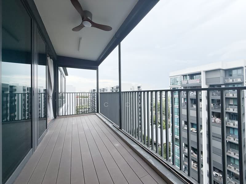 Treasure at Tampines, 57 Tampines Lane, 4 Bedrooms, 1,324 sqft, Condominium For Rent, by Eric Choy, 500145060 - Balcony - PropertyGuru.com.sg