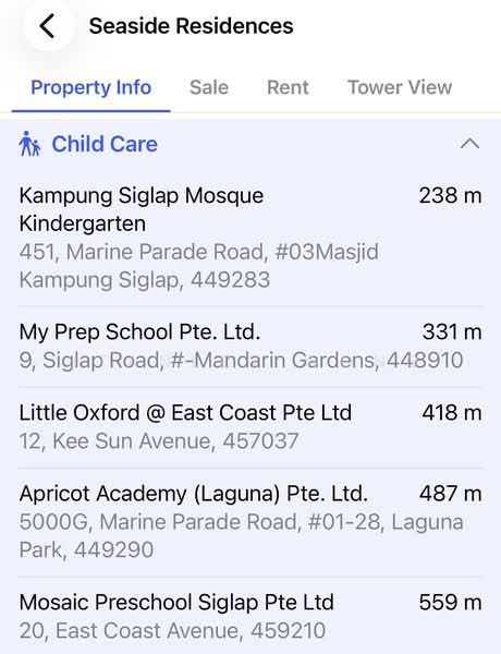 Seaside Residences, 10 Siglap Link, 1 Bedroom, 506 sqft, Apartment For Rent, by Stanley Wong, 500145085 - PropertyGuru.com.sg