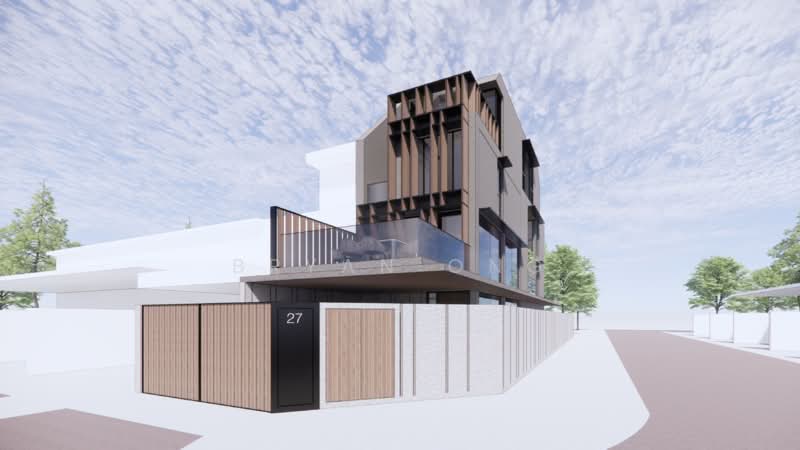 Brand New Corner Terrace At Macpherson Area, Jalan Mesra, Jalan Mulia, Upper Aljunied Road, 6 Bedrooms, 4,617 sqft, Corner Terrace For Sale, by Bryan Ong, 500145100 - Exterior - PropertyGuru.com.sg