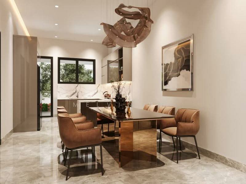 ⭐Realstar X 7 X 3✅Brand New 4storey FREEHOLD Inter Terraces, Pool & Lift | 5 Rooms ensuite | 2 Cars | NO West Sun, 6 Bedrooms, 5,405 sqft, Terraced House For Sale, by Melvin Ng, 500145124 - Kitchen - PropertyGuru.com.sg