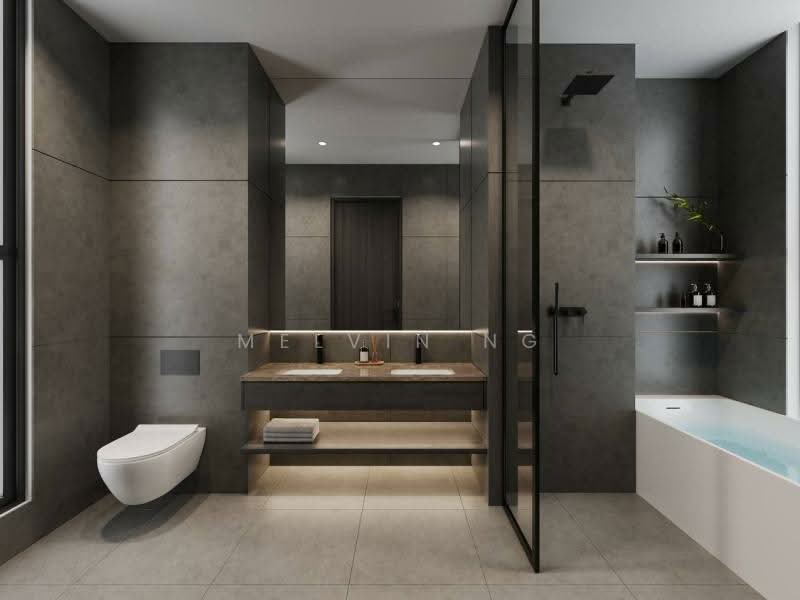 ⭐Realstar X 7 X 3✅Brand New 4storey FREEHOLD Inter Terraces, Pool & Lift | 5 Rooms ensuite | 2 Cars | NO West Sun, 6 Bedrooms, 5,405 sqft, Terraced House For Sale, by Melvin Ng, 500145124 - Bathroom - PropertyGuru.com.sg