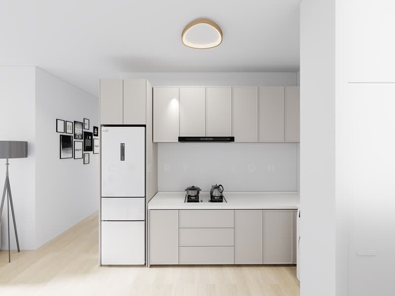The Alps Residences, 107 Tampines Street 86, 2 Bedrooms, 700 sqft, Condominium For Sale, by Cheryl Loh, 500145240 - Kitchen - PropertyGuru.com.sg