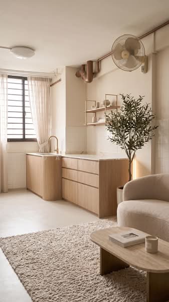 623 Hougang Avenue 8, 623 Hougang Avenue 8, 2 Bedrooms, 743 sqft, HDB Flat For Sale, by Darrion Lau, 500145258 - Kitchen - PropertyGuru.com.sg