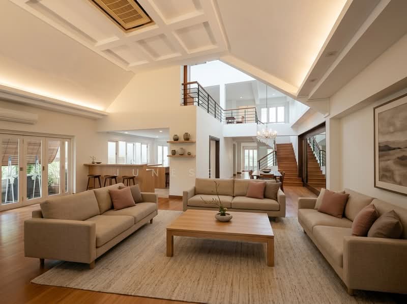 Chartwell Drive, Chartwell Drive, 5 Bedrooms, 5,000 sqft, Semi-Detached House For Sale, by Junese See, 500145316 - Living Room - 3d rendering - PropertyGuru.com.sg