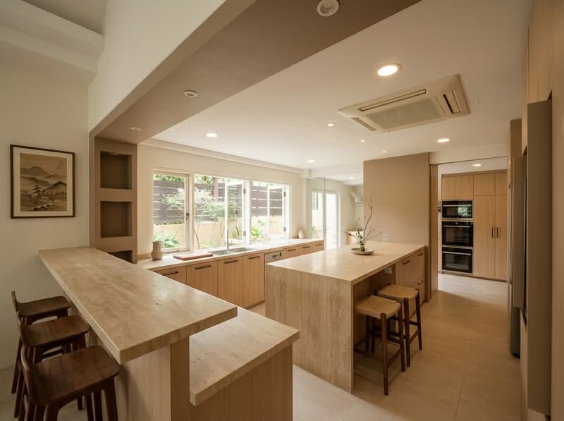 Chartwell Drive, Chartwell Drive, 5 Bedrooms, 5,000 sqft, Semi-Detached House For Sale, by Junese See, 500145316 - Kitchen 3d rendering - PropertyGuru.com.sg