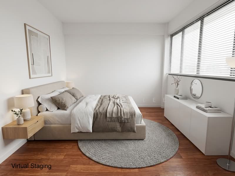 303 Shunfu Road, 303 Shunfu Road, 3 Bedrooms, 1,356 sqft, HDB Flat For Sale, by Jeffrey Lee, 500145385 - Bedroom 2 Virtual Staged - PropertyGuru.com.sg