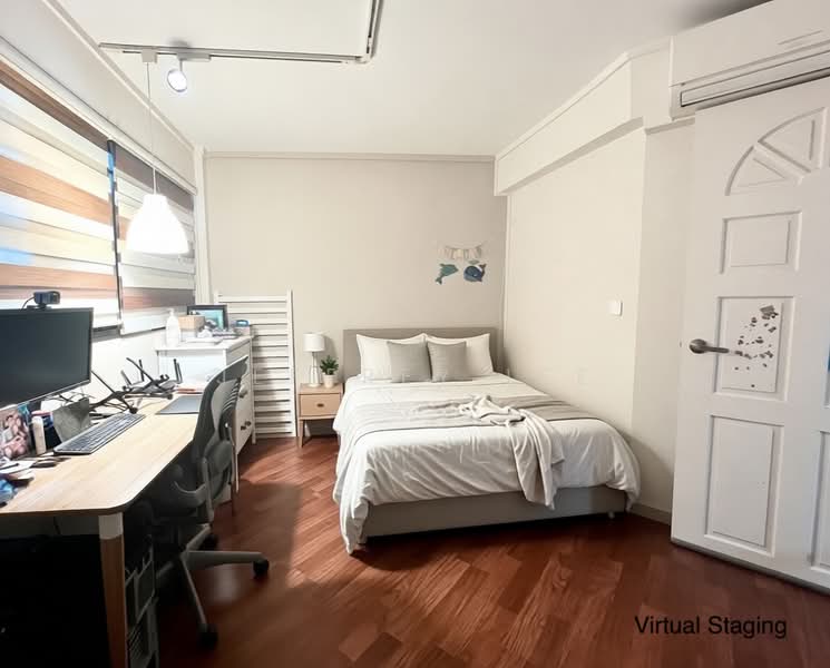 303 Shunfu Road, 303 Shunfu Road, 3 Bedrooms, 1,356 sqft, HDB Flat For Sale, by Jeffrey Lee, 500145385 - Bedroom 3 Virtual Staged - PropertyGuru.com.sg
