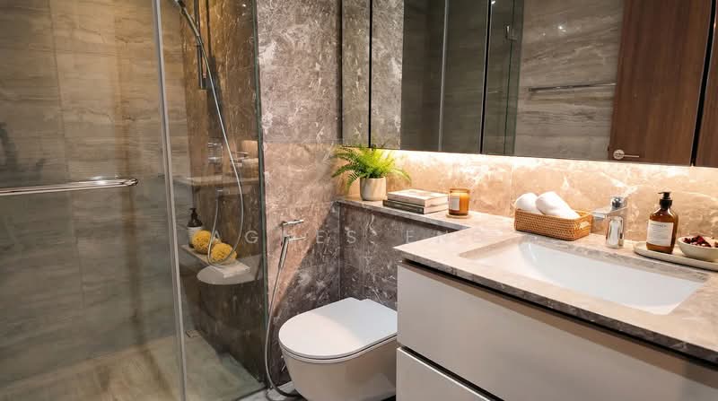 Fourth Avenue Residences, 14 Fourth Avenue, 1 Bedroom, 484 sqft, Condominium For Rent, by Agnes Eng, 500145409 - Bathroom - PropertyGuru.com.sg