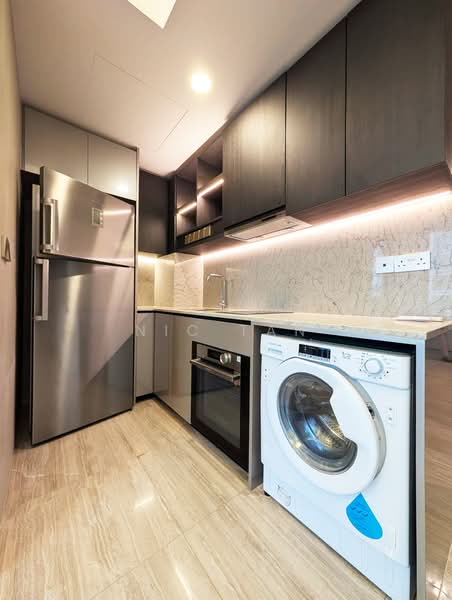 Neu at Novena, 27 Moulmein Rise, 2 Bedrooms, 549 sqft, Condominium For Rent, by Nic Tan, 500145420 - Kitchen - PropertyGuru.com.sg