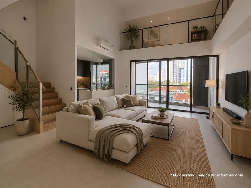 The Ranz, 109 Rangoon Road, 4 Bedrooms, 2,357 sqft, Apartment For Sale, by Alivia Low, 500145422 - Living Room - PropertyGuru.com.sg