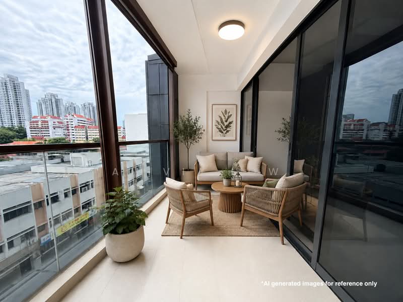 The Ranz, 109 Rangoon Road, 4 Bedrooms, 2,357 sqft, Apartment For Sale, by Alivia Low, 500145422 - Balcony - PropertyGuru.com.sg