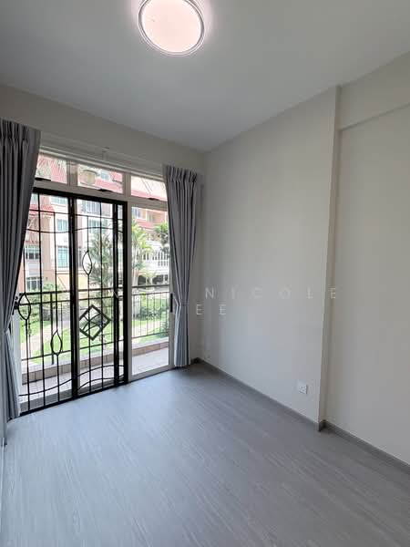 Seletar Springs Condominium, 106 Gerald Drive, 2 Bedrooms, 1,012 sqft, Condominium For Rent, by Renee Nicole Lee, 500145452 - Balcony - PropertyGuru.com.sg