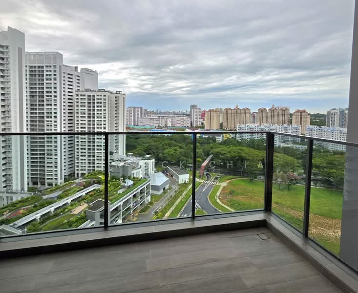 AMO Residence, 21 Ang Mo Kio Rise, 3 Bedrooms, 1,044 sqft, Condominium For Rent, by Derrick Chia, 500145456 - Balcony - PropertyGuru.com.sg