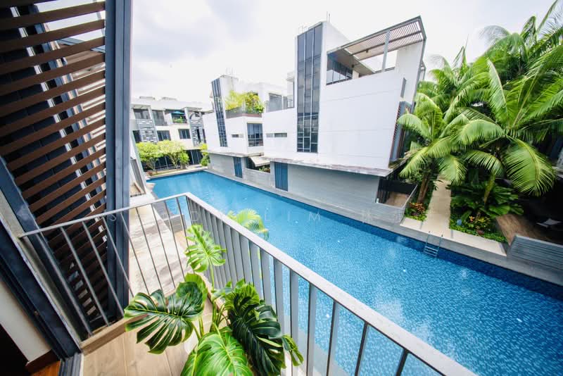 Alana, Sunrise Terrace, 4 Bedrooms, 3,122 sqft, Terraced House For Sale, by Sandy Lim 林莎莎, 500145485 - Balcony - PropertyGuru.com.sg