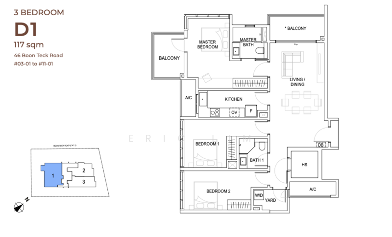 46 Boon Teck Road, , 2 Bedrooms, 775 sqft, Condominium For Sale, by Eric Lim, 500145536 - PropertyGuru.com.sg