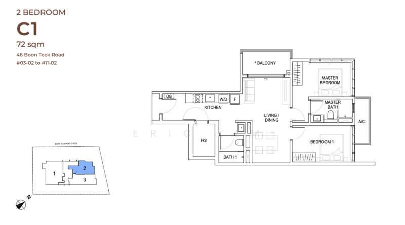 46 Boon Teck Road, , 2 Bedrooms, 775 sqft, Condominium For Sale, by Eric Lim, 500145536 - PropertyGuru.com.sg