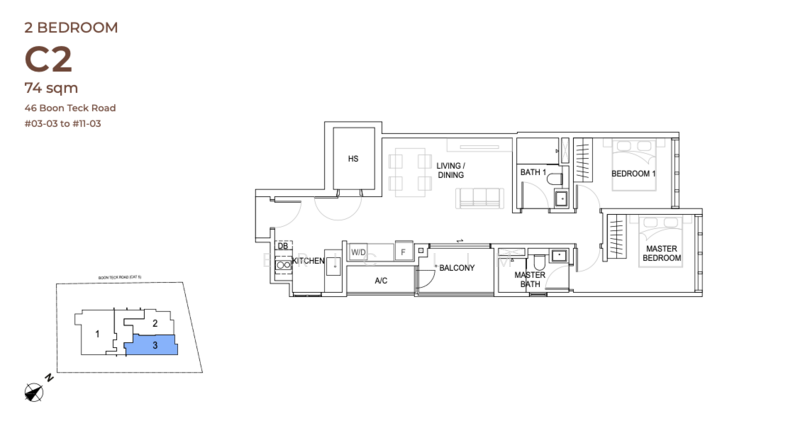 46 Boon Teck Road, , 2 Bedrooms, 775 sqft, Condominium For Sale, by Eric Lim, 500145536 - PropertyGuru.com.sg