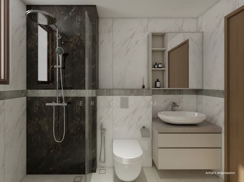 46 Boon Teck Road, , 2 Bedrooms, 775 sqft, Condominium For Sale, by Eric Lim, 500145536 - Bathroom - PropertyGuru.com.sg