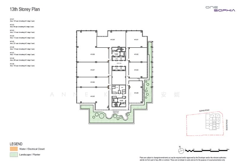 One Sophia, 1 Sophia Road, 1,173 sqft, Office For Sale, by Anne Koh 许安妮, 500145545 - Exterior - CommercialGuru.com.sg